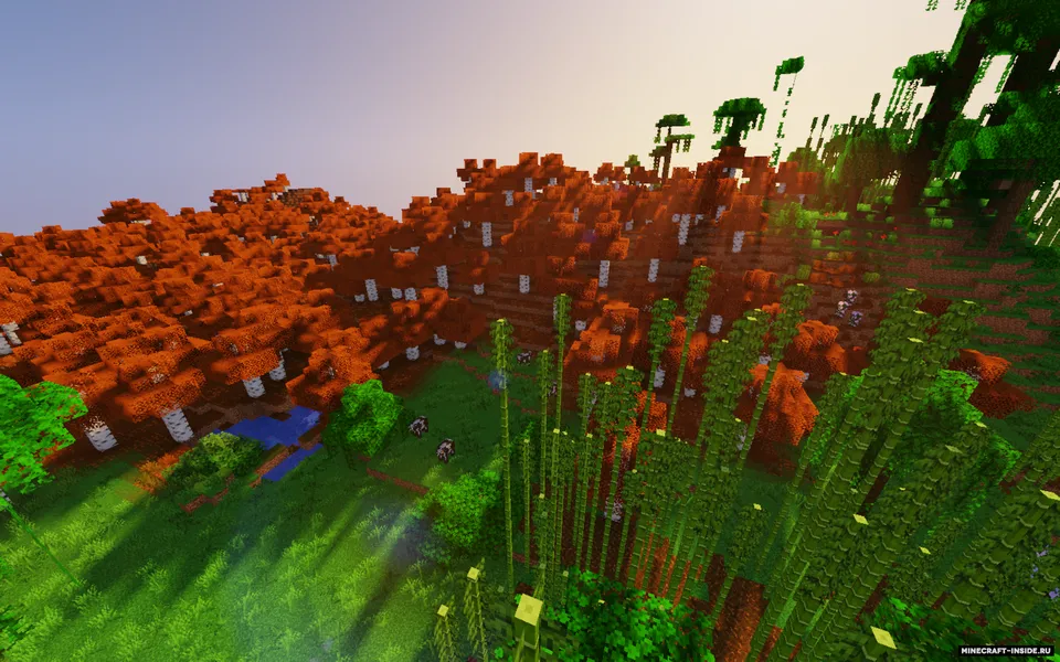 Autumn Birch — Minecraft resurs pak, rasm 2