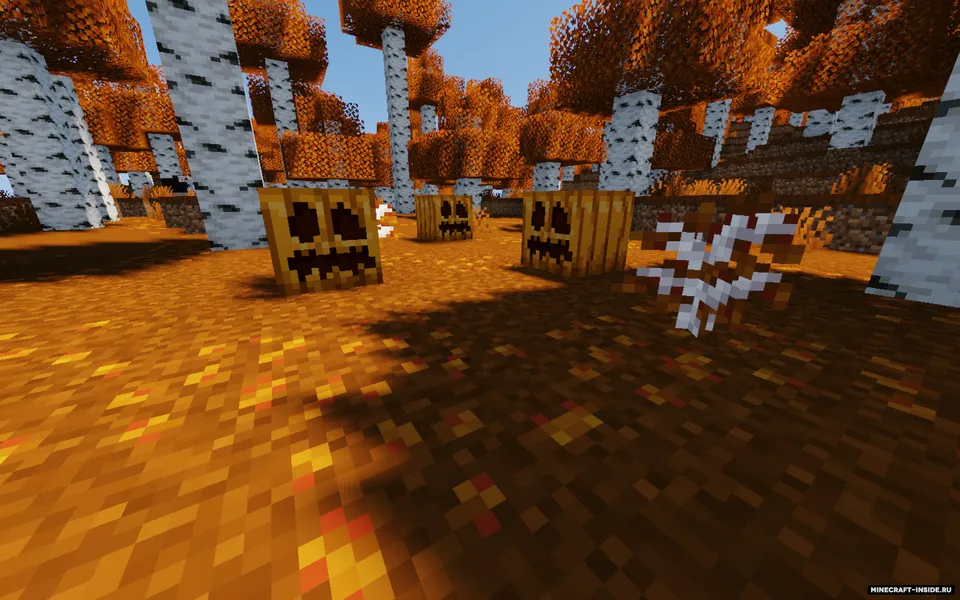 Autumn Birch — Minecraft resurs pak, rasm 5