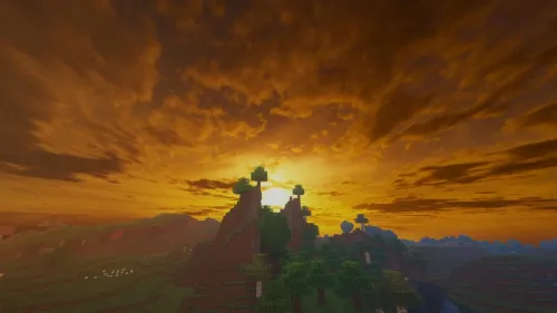 Realistic Sky — Minecraft resurs pak, rasm 1