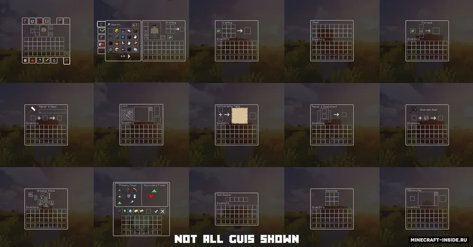 Clear GUI — Minecraft resurs pak, rasm 3