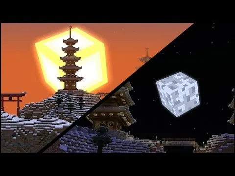 3D Sun and Moon — Minecraft resurs pak, rasm 1