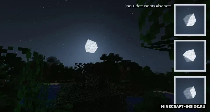3D Sun and Moon — Minecraft resurs pak, rasm 3