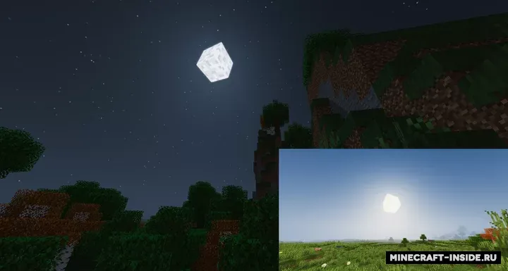 3D Sun and Moon — Minecraft resurs pak, rasm 4