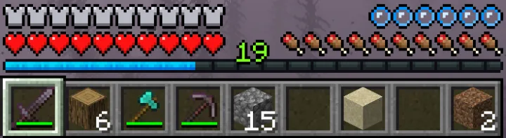 Fancy EXP Bar — Minecraft resurs pak, rasm 2