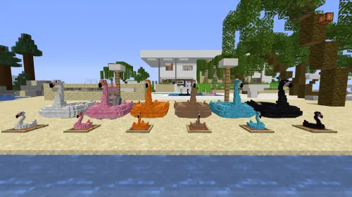 Flamingo Boats — Minecraft resurs pak, rasm 1