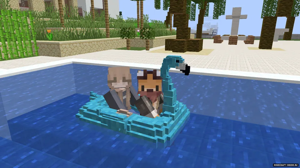 Flamingo Boats — Minecraft resurs pak, rasm 2