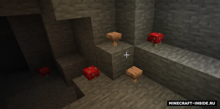 Blocky Mushrooms — Minecraft resurs pak, rasm 2