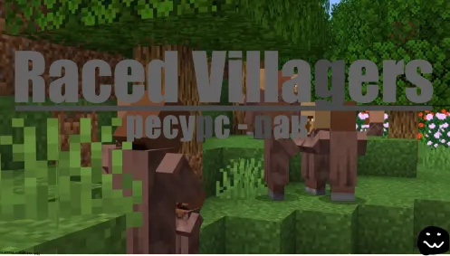 Raced Villagers — Minecraft resurs pak, rasm 1