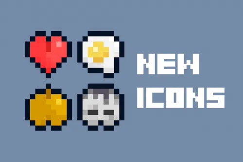 New icons — Minecraft resurs pak, rasm 1