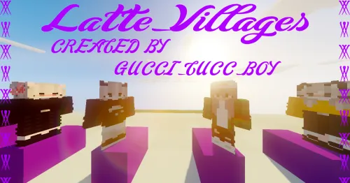 Latte Villages — Minecraft resurs pak, rasm 1