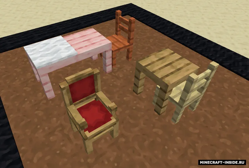 Tables & Chairs 2 — Minecraft mod, rasm 2