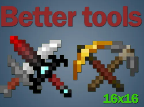 Better Tools — Minecraft resurs pak, rasm 1