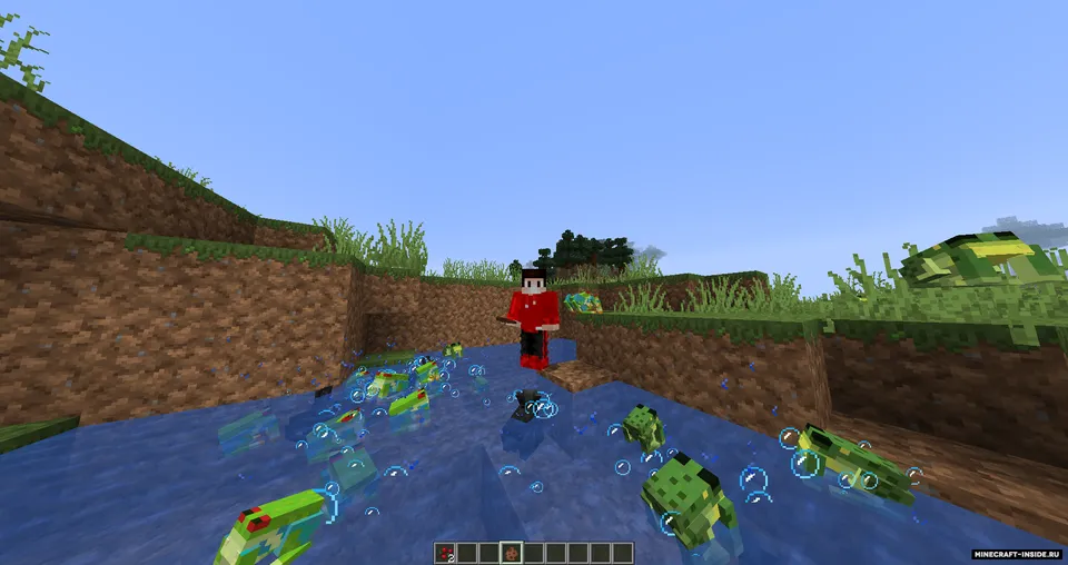 Minecraft'dagi qurbaqalar — Minecraft resurs pak, rasm 6