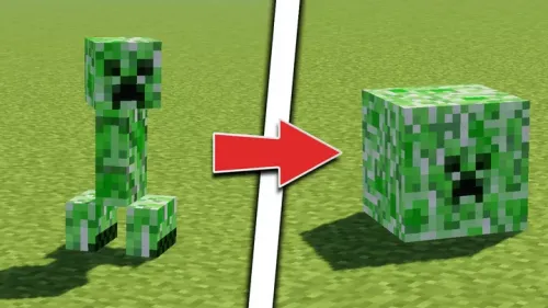 Block Mobs — Minecraft resurs pak, rasm 1