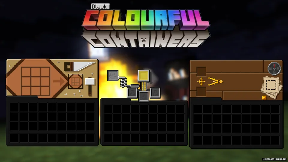 Black Colourful Containers — Minecraft resurs pak, rasm 3