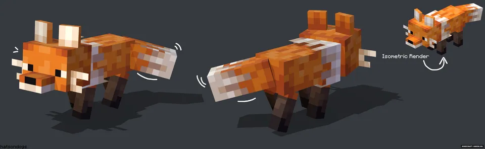 Hatson's Foxes — Minecraft resurs pak, rasm 2
