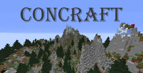Concraft — Minecraft resurs pak, rasm 1