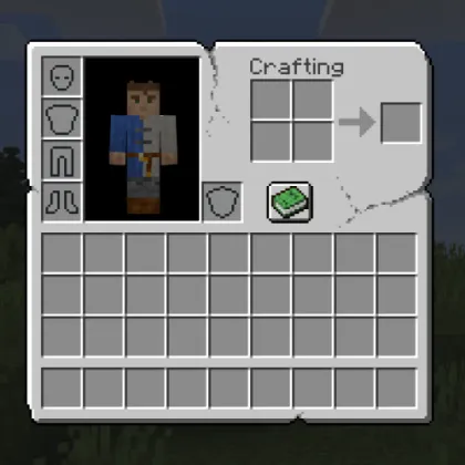 Cracked GUI — Minecraft resurs pak, rasm 1