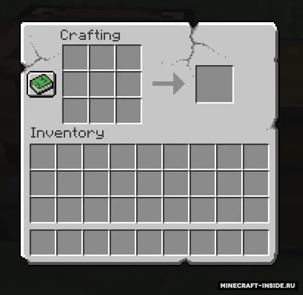 Cracked GUI — Minecraft resurs pak, rasm 2