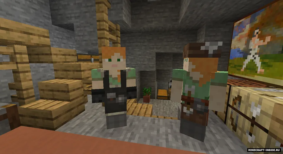 Steve Villagers — Minecraft resurs pak, rasm 2