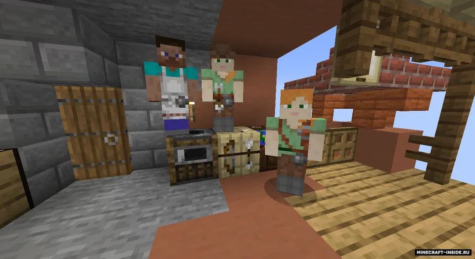 Steve Villagers — Minecraft resurs pak, rasm 3
