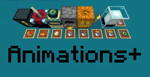 Animations+ — Minecraft resurs pak, rasm 1