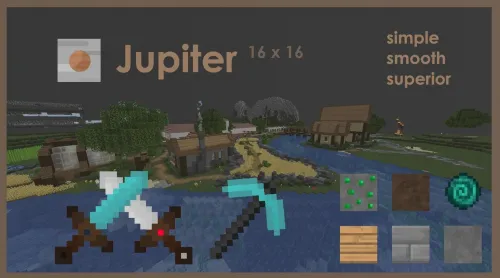Jupiter — Minecraft resurs pak, rasm 1