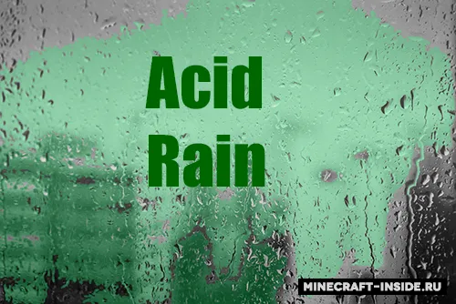 Acid rain — Minecraft resurs pak, rasm 1