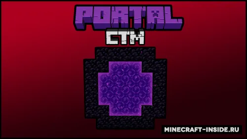 Portal CTM — Minecraft resurs pak, rasm 1