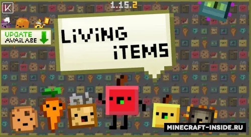 Living Items — Minecraft resurs pak, rasm 1