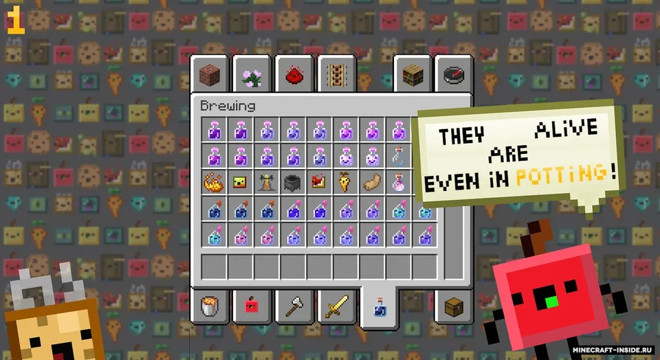 Living Items — Minecraft resurs pak, rasm 4
