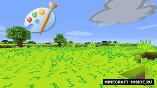 MS Painted — Minecraft resurs pak, rasm 1