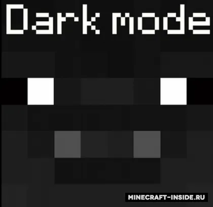 Dark Mode — Minecraft resurs pak, rasm 1