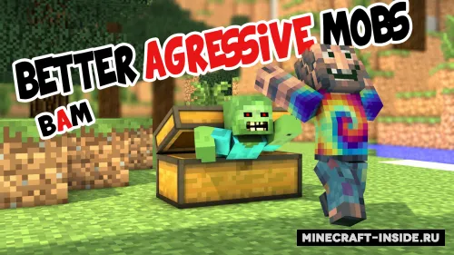 Better Agressive Mobs — Minecraft resurs pak, rasm 1