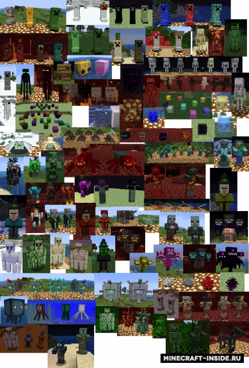 Various Mobs — Minecraft resurs pak, rasm 2