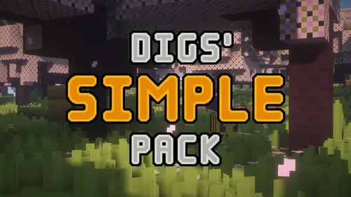 Digs' Simple — Minecraft resurs pak, rasm 1