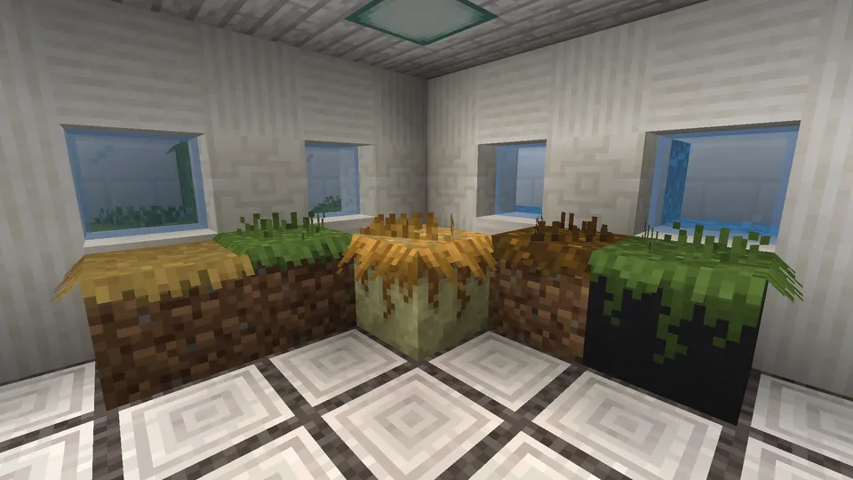 Fluffier Grass — Minecraft mod, rasm 2