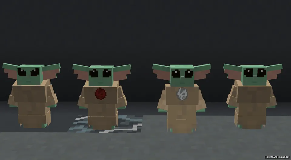 Star Wars Mandalorian The Child — Minecraft resurs pak, rasm 2