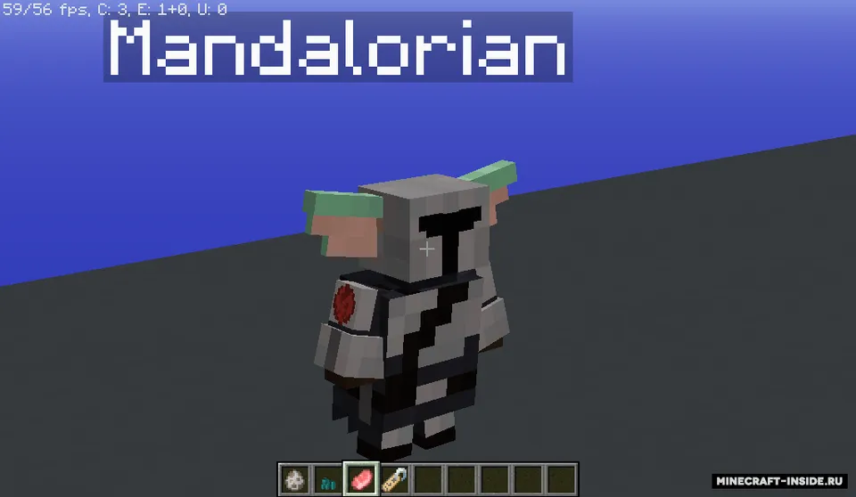 Star Wars Mandalorian The Child — Minecraft resurs pak, rasm 4