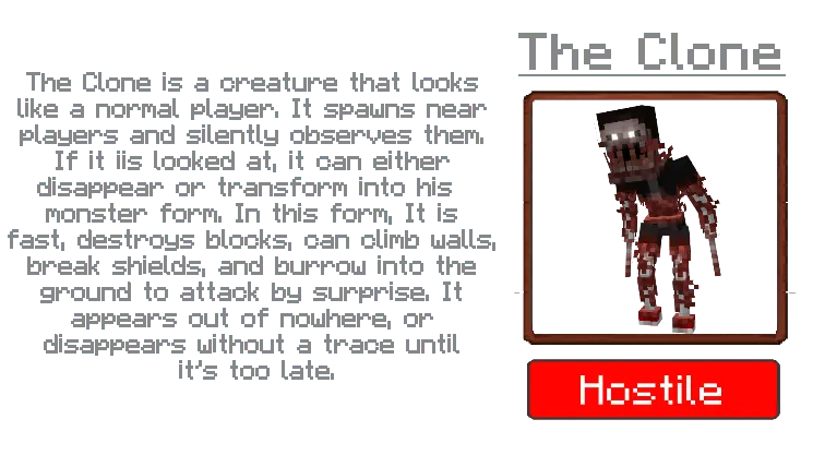 The Clone — Minecraft mod, rasm 5