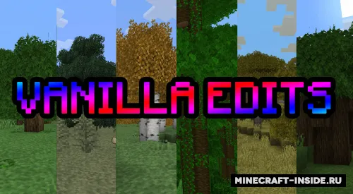 Vanilla Edits — Minecraft resurs pak, rasm 1