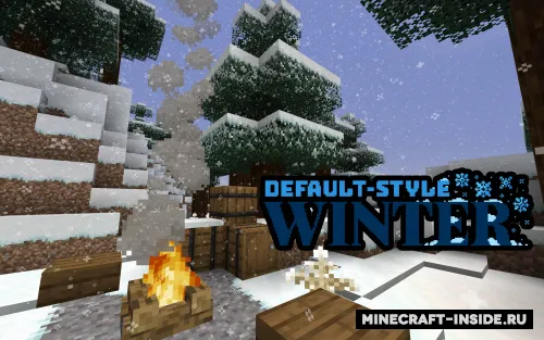Default-Style Winter — Minecraft resurs pak, rasm 1