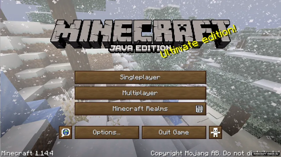 Default-Style Winter — Minecraft resurs pak, rasm 5