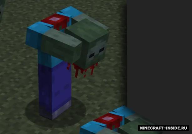 Headless Zombie — Minecraft resurs pak, rasm 3