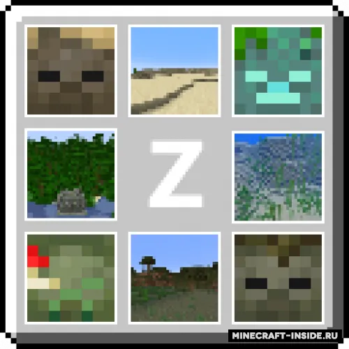 Pablo's Biome Zombies — Minecraft resurs pak, rasm 1