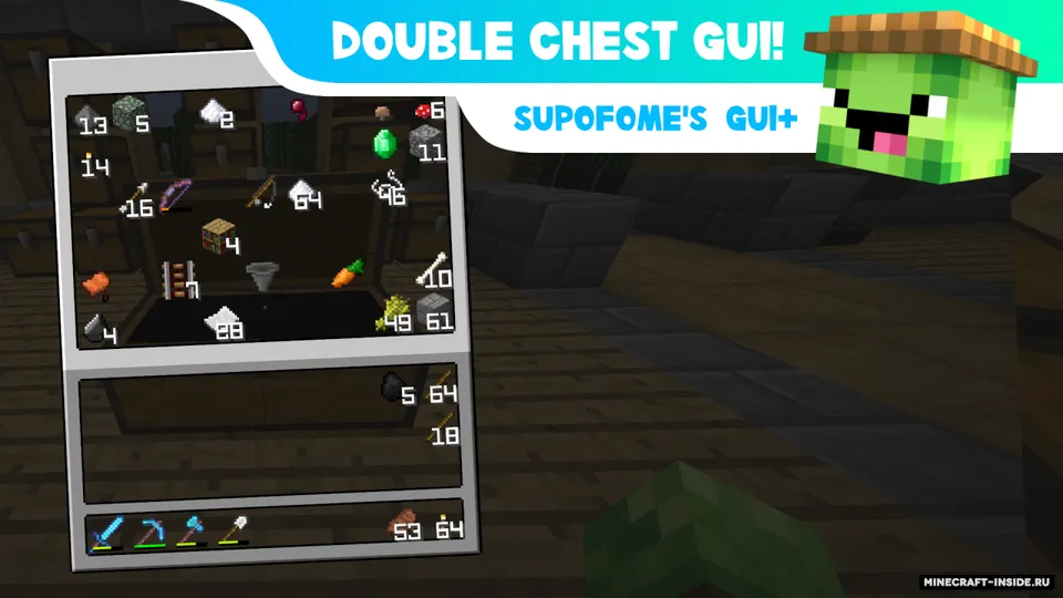 Supofome's New GUI+ — Minecraft resurs pak, rasm 7