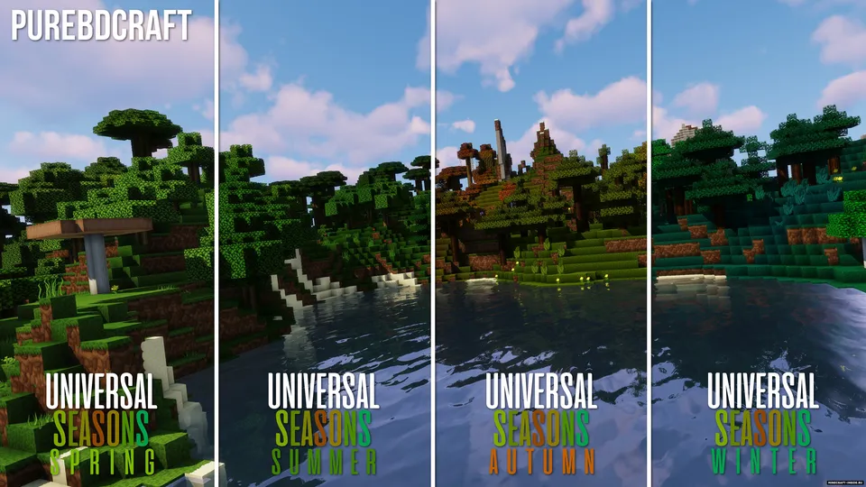 Universal Seasons — Minecraft resurs pak, rasm 2