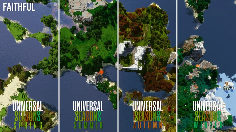 Universal Seasons — Minecraft resurs pak, rasm 4