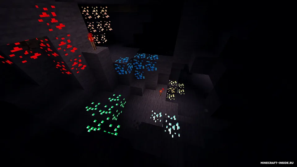 Luminous ore — Minecraft resurs pak, rasm 1