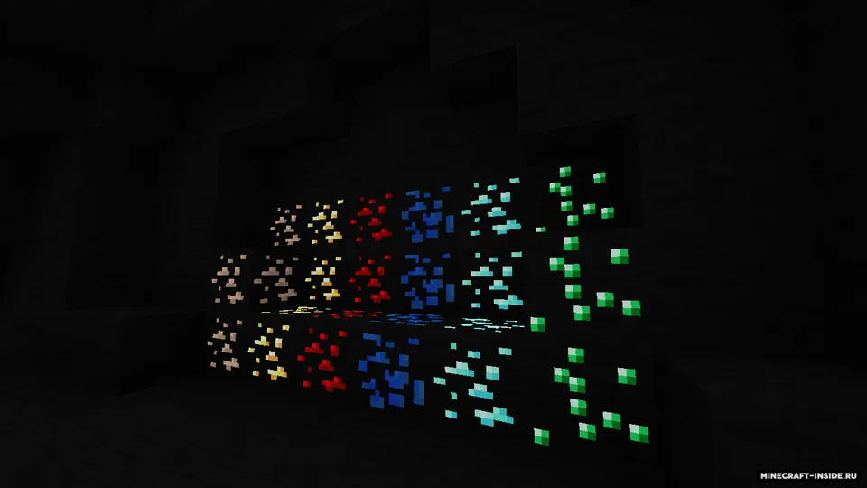 Luminous ore — Minecraft resurs pak, rasm 2